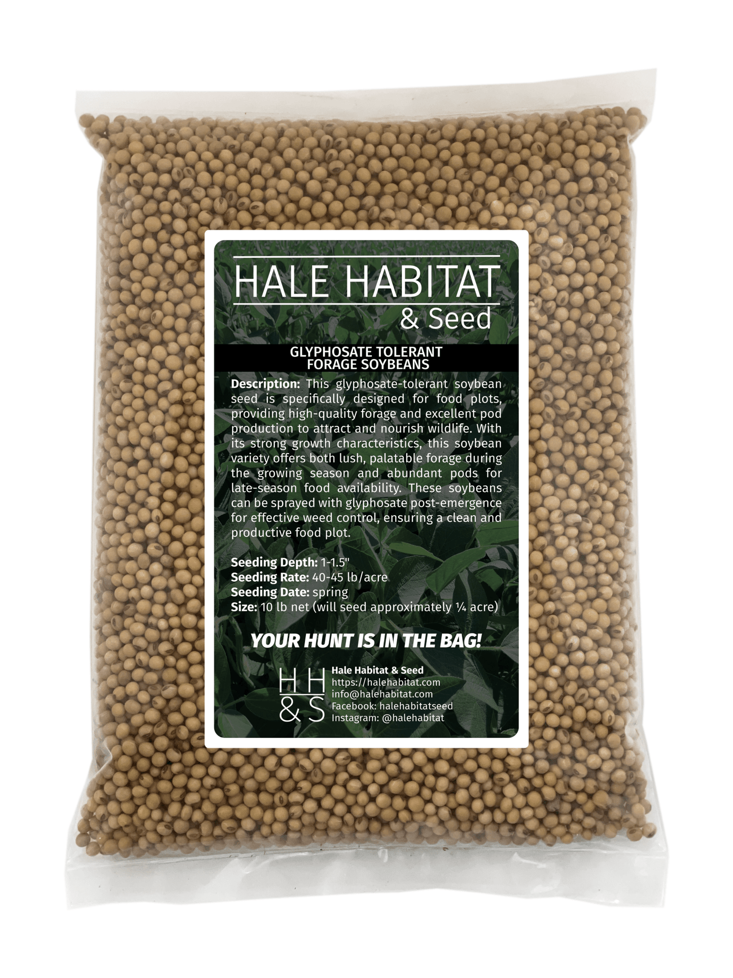 Glyphosate Tolerant Forage Soybeans (Roundup Ready) - Hale Habitat & Seed