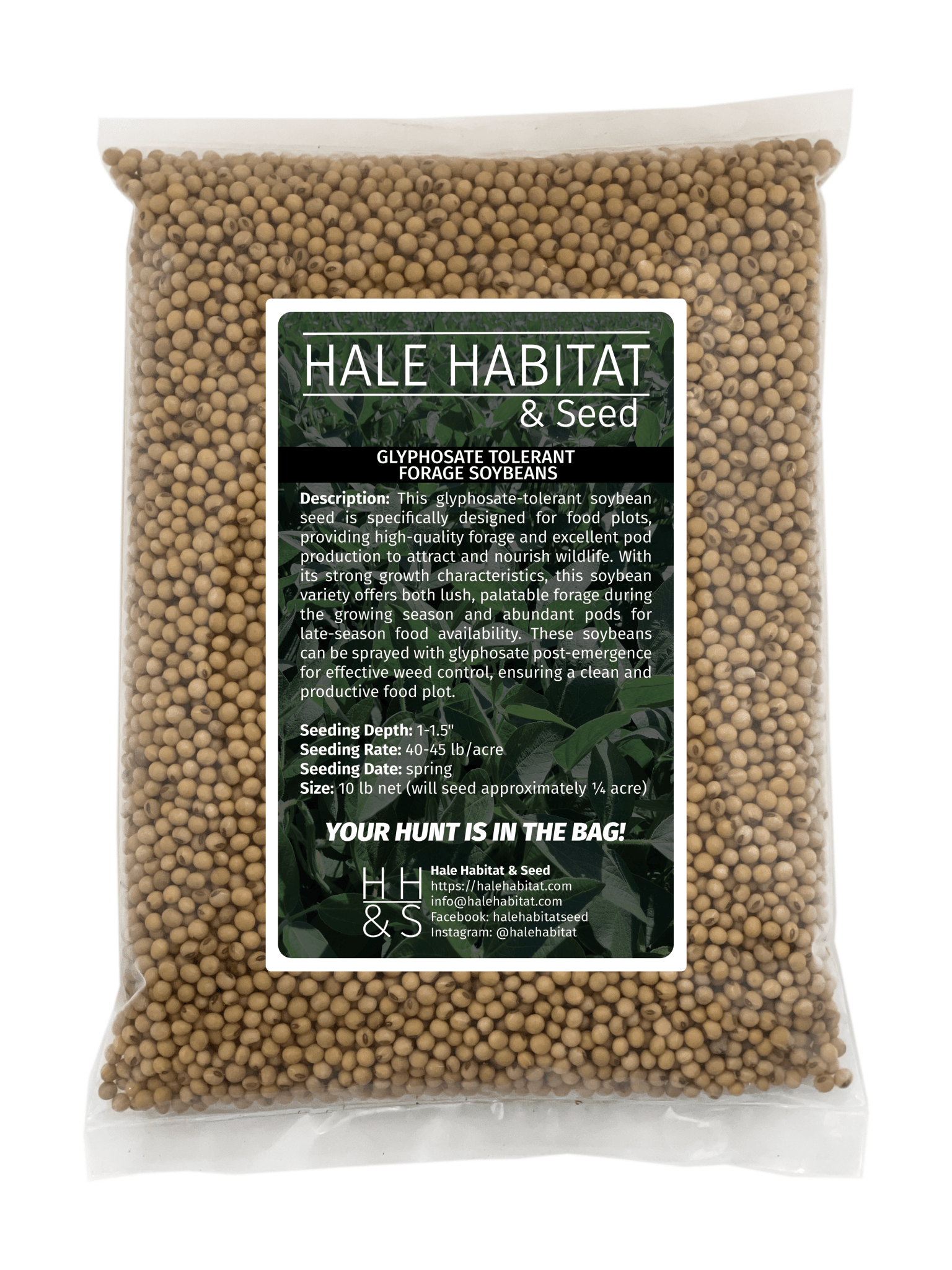 Glyphosate Tolerant Forage Soybeans (Roundup Ready) - Hale Habitat & Seed
