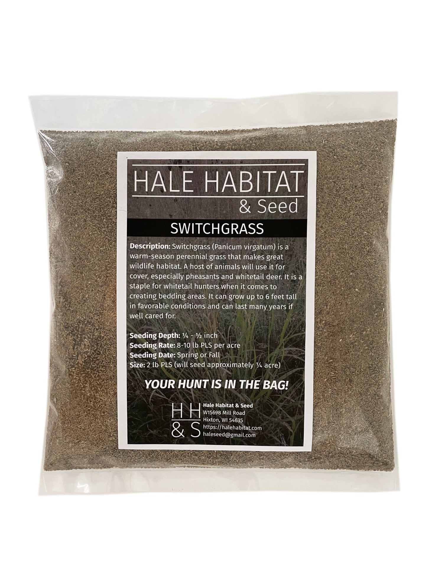Switchgrass (RC Big Rock) - Hale Habitat & Seed