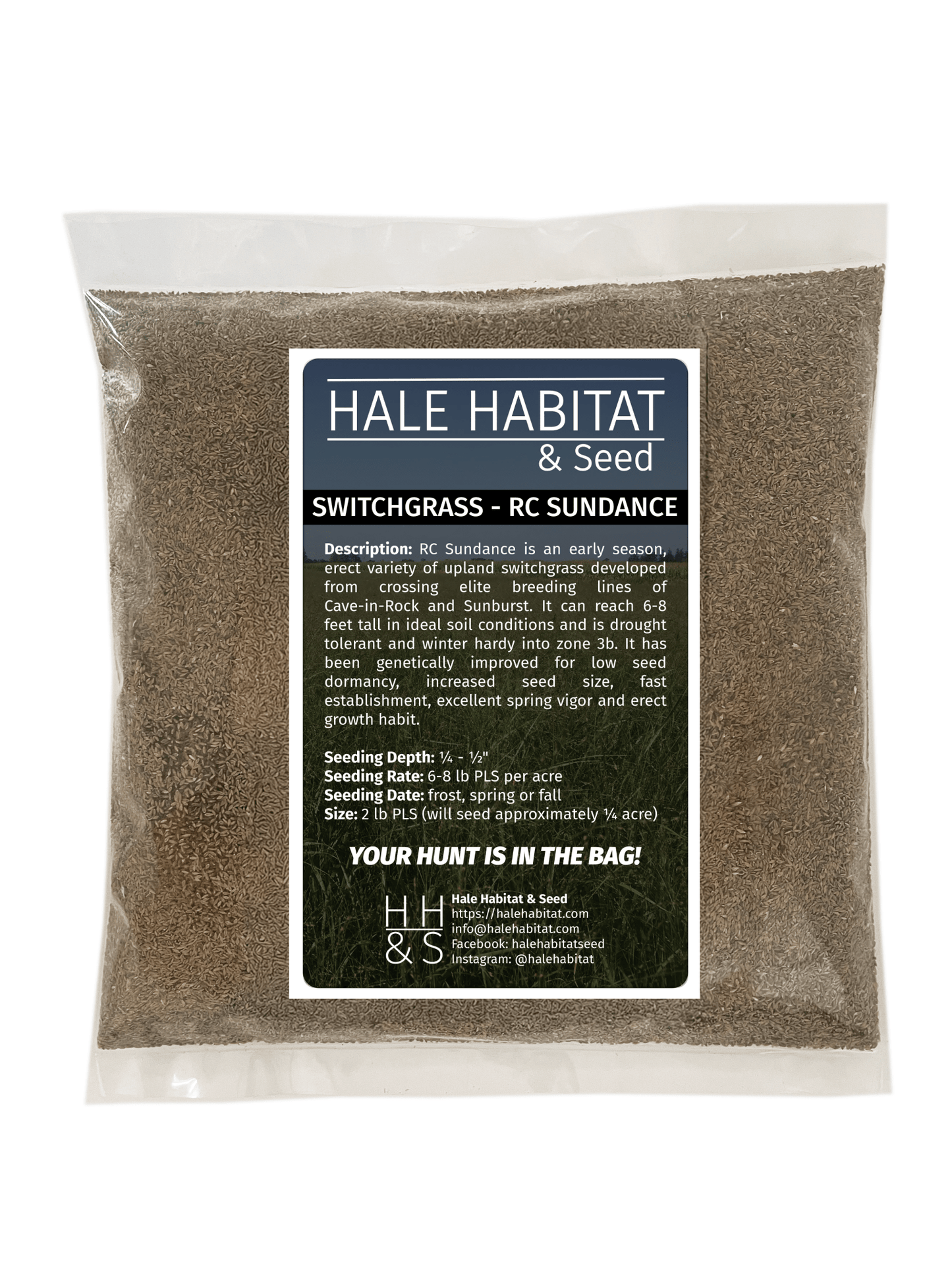 Switchgrass (RC Sundance) - Hale Habitat & Seed