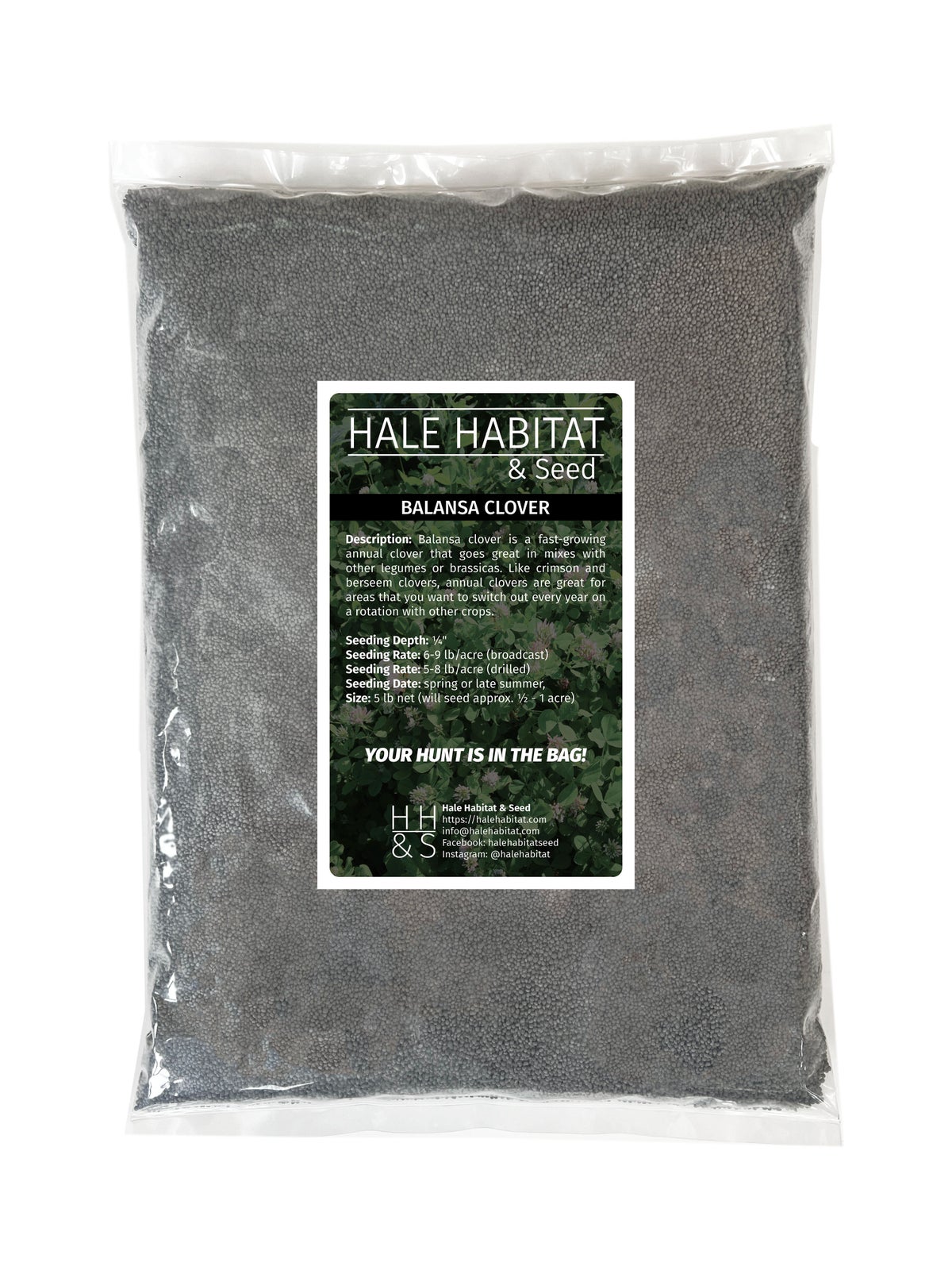 Balansa Clover (pre - inoculated) - Hale Habitat & Seed