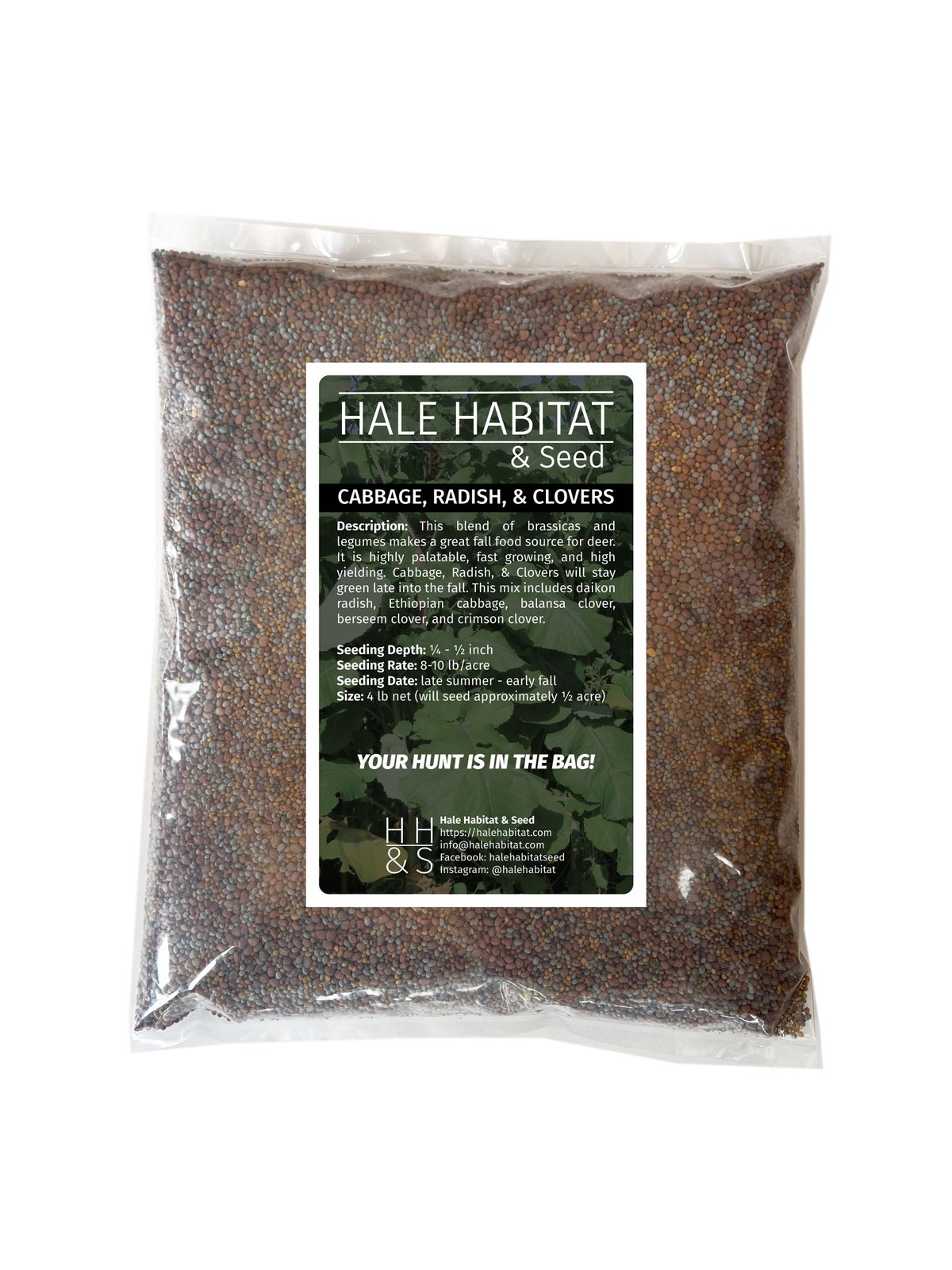 Cabbage, Radish, & Clovers Food Plot Mix - Hale Habitat & Seed