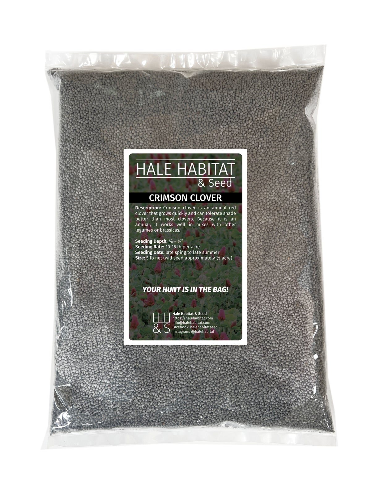 Crimson Clover (pre - inoculated) - Hale Habitat & Seed