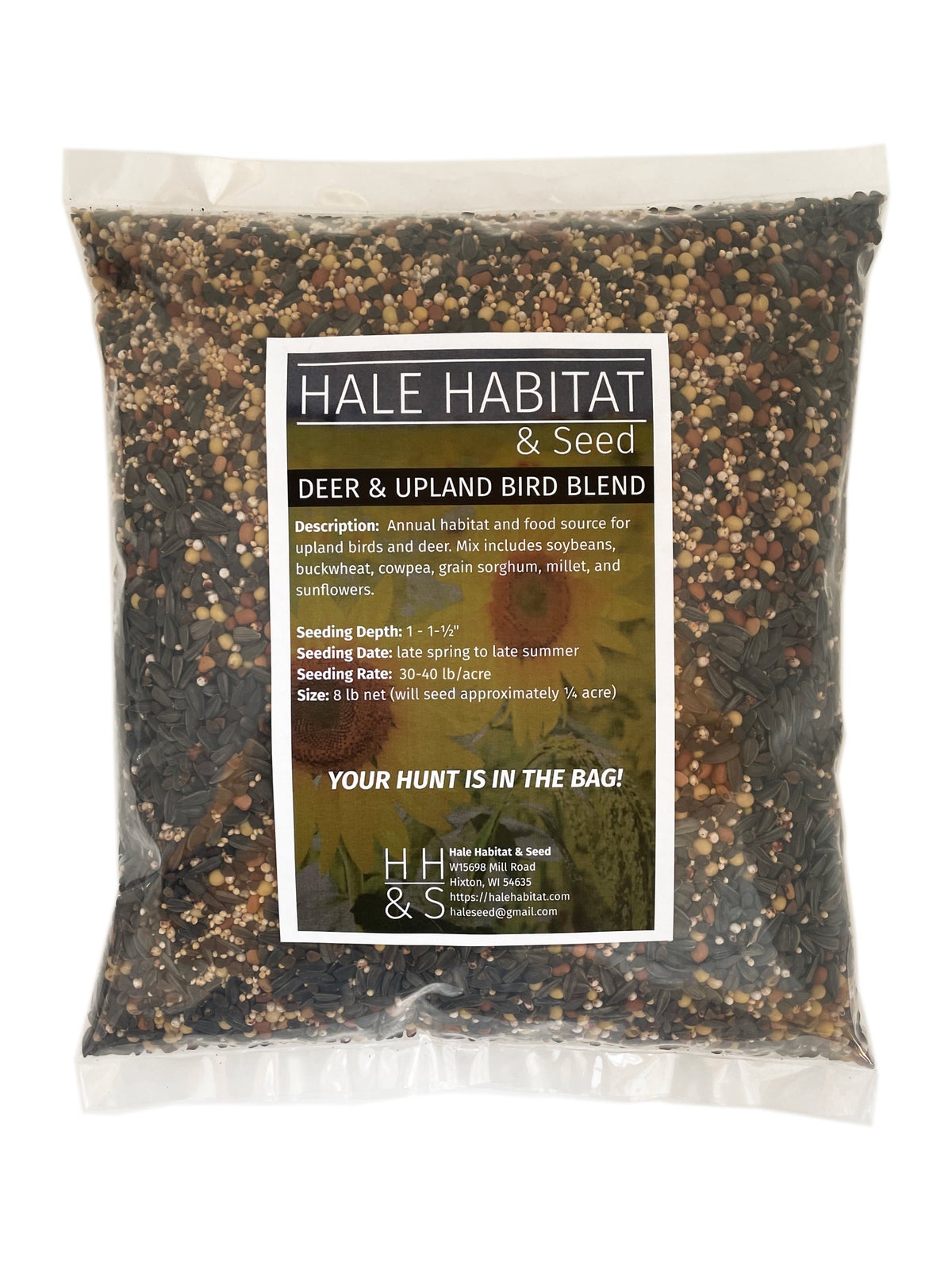 planting bird seed for food plots Hale Habitat & Seed Deer & Upland Bird Blend Food Plot Mix, 1/4 Acre