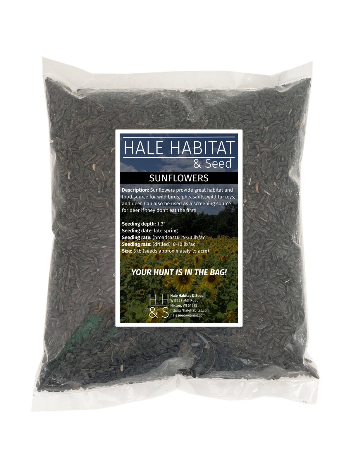 Peredovik Sunflower - Hale Habitat & Seed