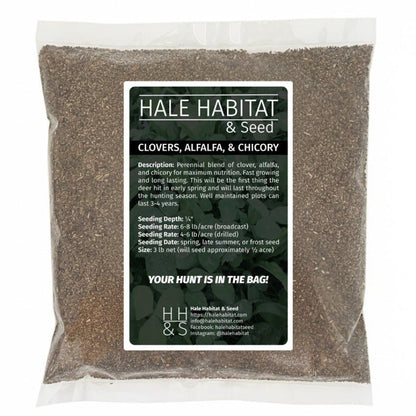 Clovers, Alfalfa, & Chicory Food Plot Mix - Hale Habitat & Seed