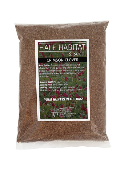 Crimson Clover (pre - inoculated) - Hale Habitat & Seed