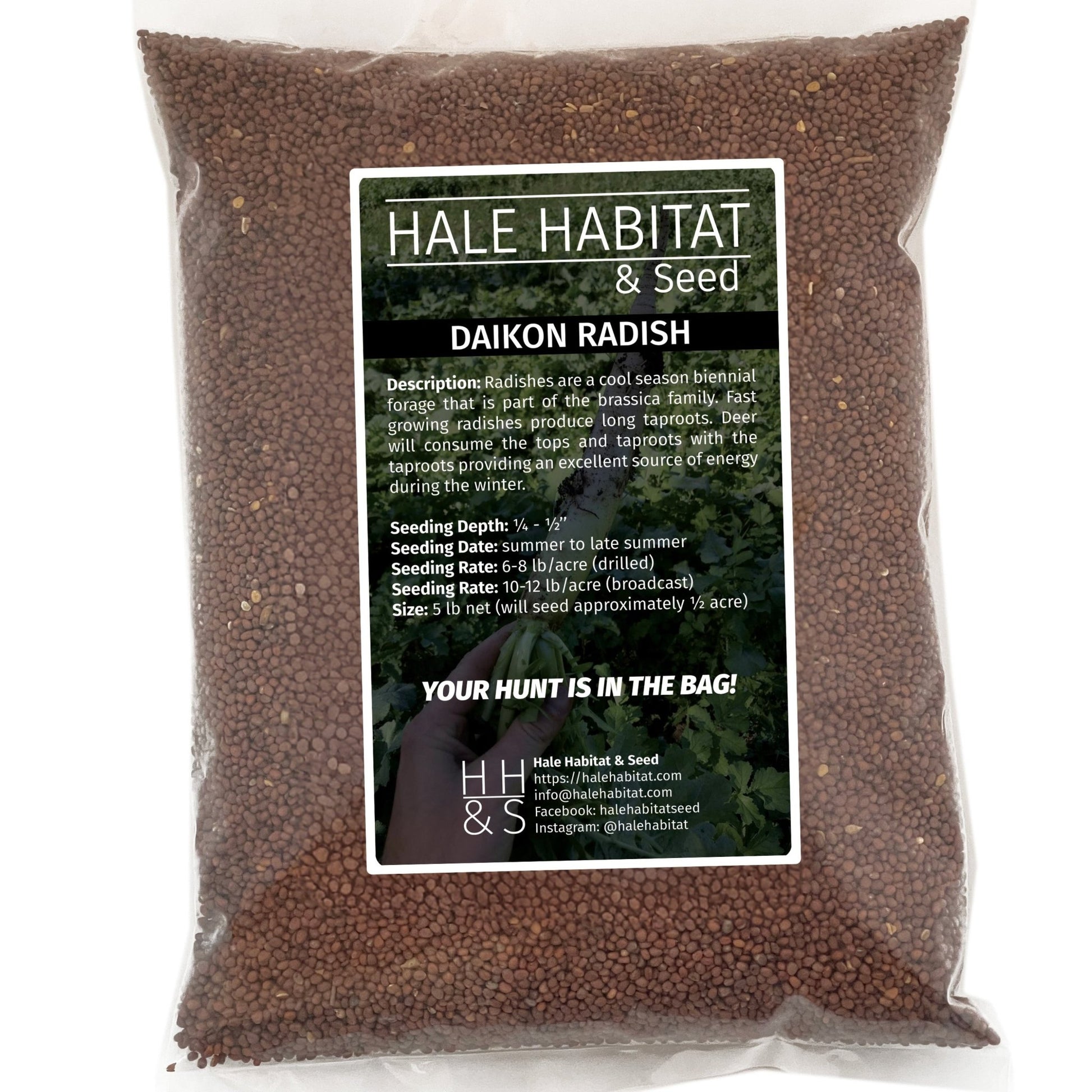 daikon herbicide label Hale Habitat & Seed Daikon Radish Food Plot Seed, 5 lbs