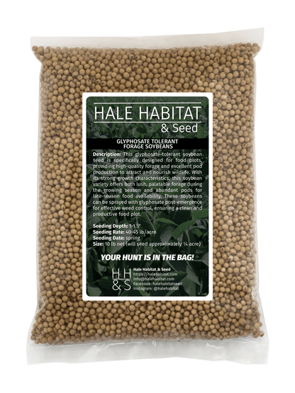 Glyphosate Tolerant Forage Soybeans (Roundup Ready) - Hale Habitat & Seed