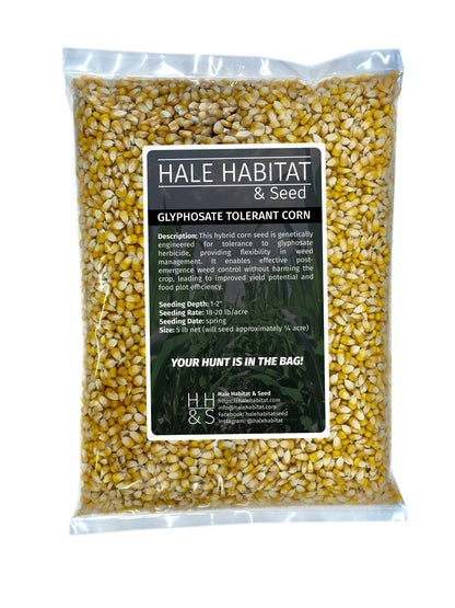 corn pre emergence herbicide Glyphosate-Tolerant Seed Corn (Roundup Ready), 1/4 Acre (5 lb)