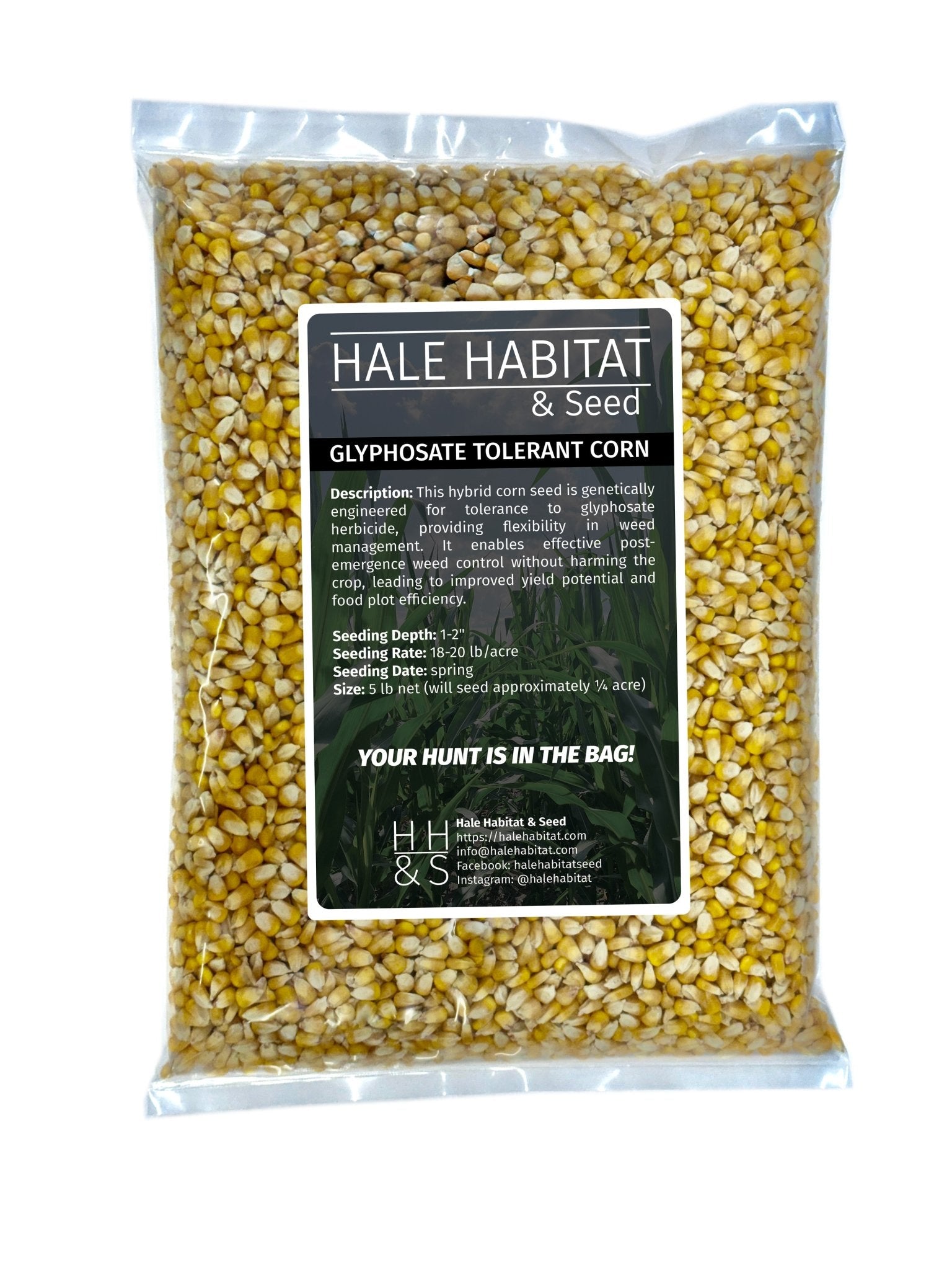 Glyphosate - Tolerant Seed Corn (Roundup Ready) - Hale Habitat & Seed