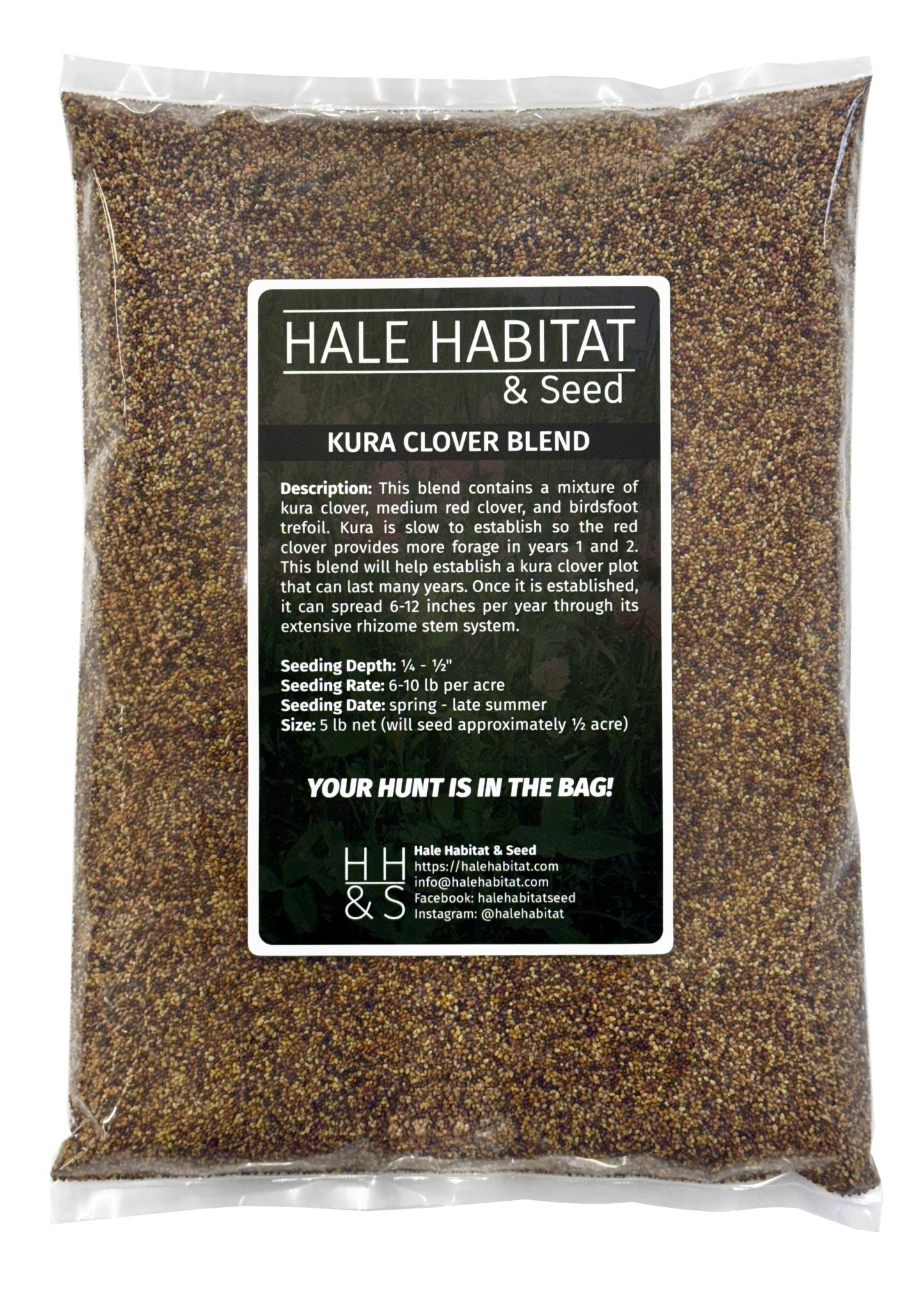 Kura Clover Blend - Hale Habitat & Seed