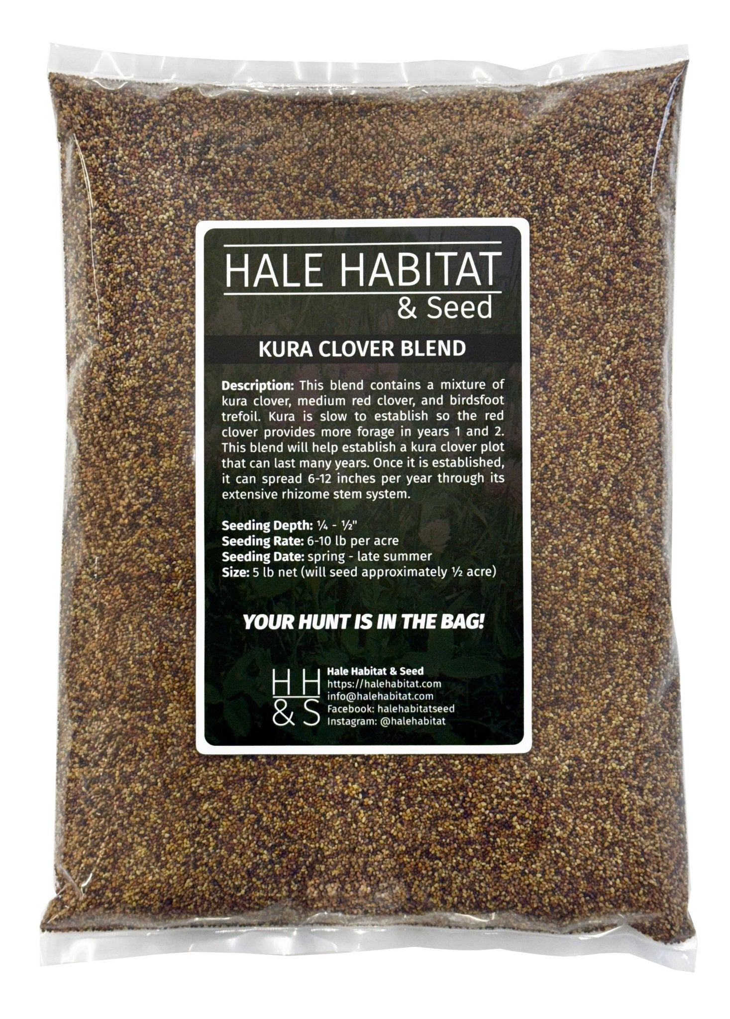 Kura Clover Blend - Hale Habitat & Seed