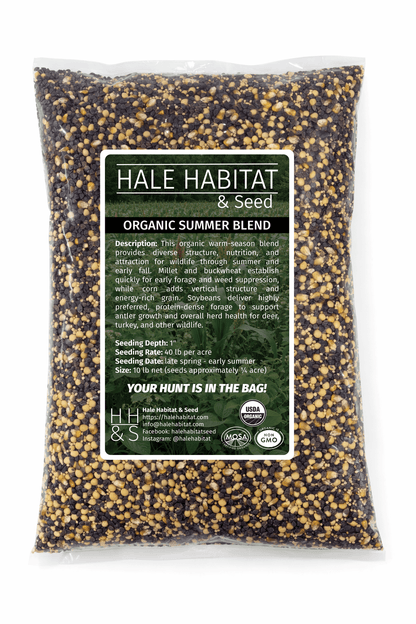 millet seed planting depth Organic Summer Food Plot Blend
