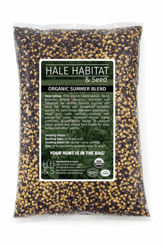 Organic Summer Food Plot Blend - Hale Habitat & Seed
