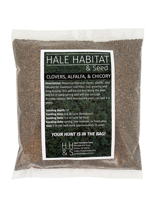 Clovers, Alfalfa, & Chicory Food Plot Mix - Hale Habitat & Seed