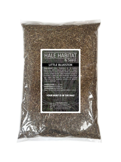 bluestem herbicide Little Bluestem: Wildlife-Friendly Native Grass for Habitat, 2 lb pure live Seed
