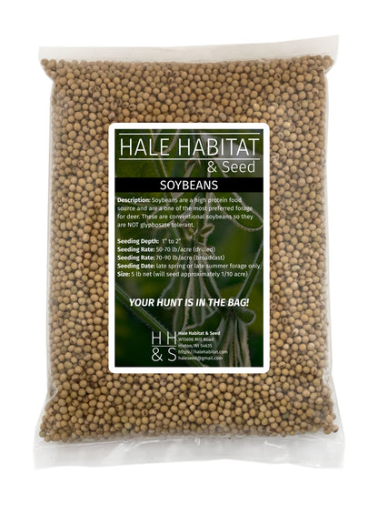 conventional soybean herbicides Hale Habitat & Seed Conventional Soybean Food Plot Seed, 5 lbs